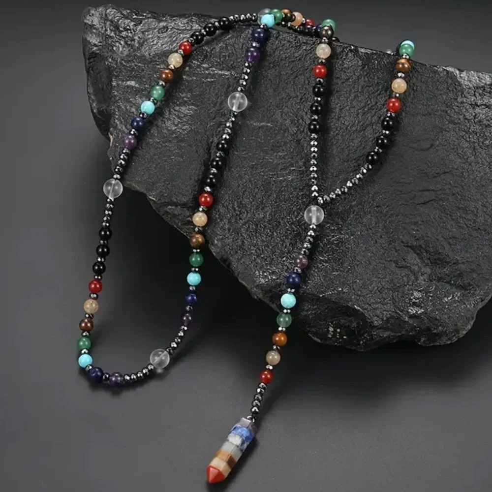 Rainbow Chakra necklace